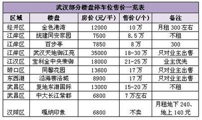 投资潮或助涨停车位暴利 武汉停车费将明码实价_武汉房地产_房掌柜